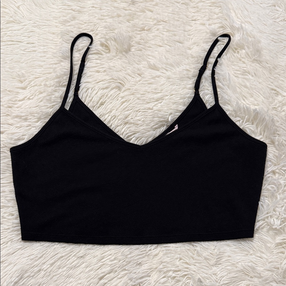 Victoria's Secret Black Crop Top